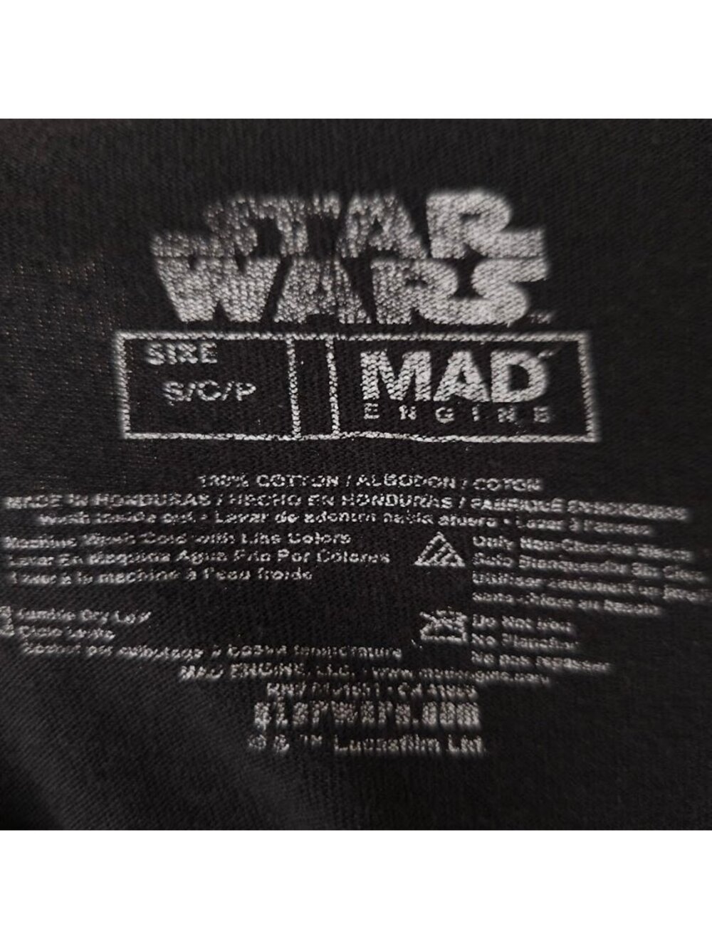 Star Wars The Mandalorian T Shirt Mens Size Small Black Grogu Power Nap - Picture 5 of 6